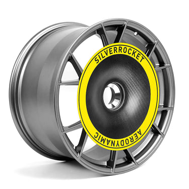 SilverRocket Dry Carbon Fiber R-HR AeroDisc | Porsche GT4 RS (AL Rims)